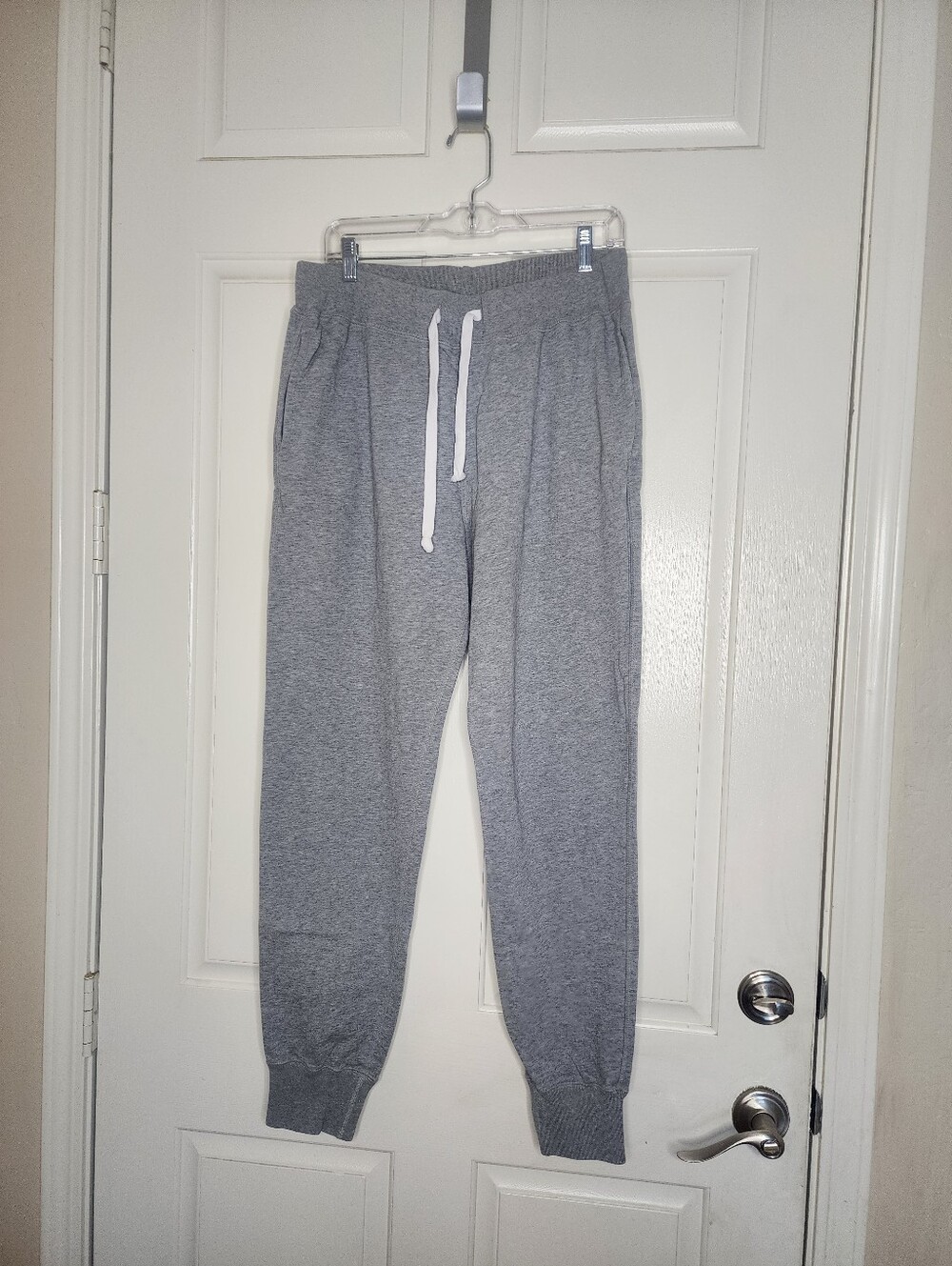Hiro Clark "The Jogger" Sweatpants Heather Grey 100% Cotton Size L